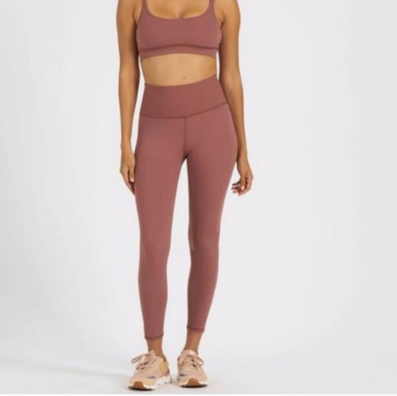Vuori Pants - Vuori Rib Studio Legging | Terracotta | M